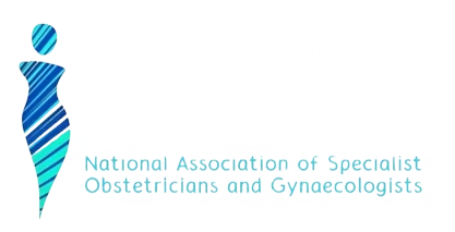  National Association of Specialist Obstetricians & Gynaecologists logo white